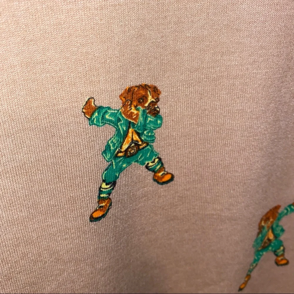NWT Men’s XL OR L Denim & Flower Ricky Singh 
St. Patrick’s day Dabbing Dog NEW - Picture 4 of 6